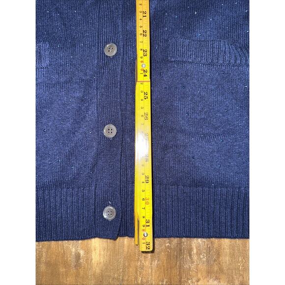 Libertine NAVY Women's Stardust Oversized Cashmere Cardigan, US XL - Picture 8 of 11